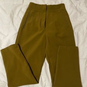 Olive green slacks